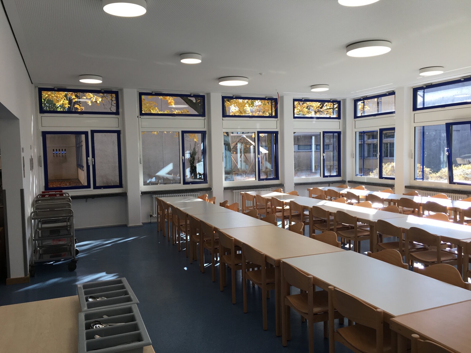 Mittelschule Wiesentfelser Str. Klassenzimmer